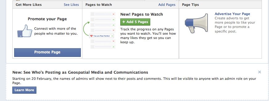 Facebook Pages Admin- See Who’s Posting as .. to be rolled out from 20 Feb, 2014
